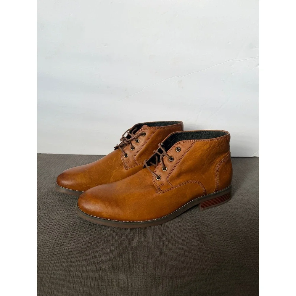 Rockport Men's Colden Chukka Boot size 11. New. Leather. Y2K vintage look dressy